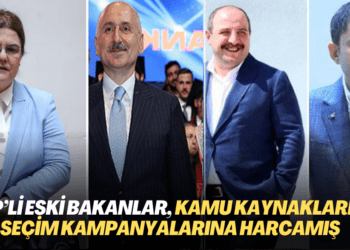 AKP’li eski bakanların, kamu kaynaklarını seçim kampanyalarına harcadığı resmi verilerce doğrulandı