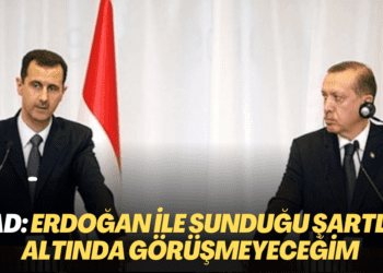 Esad: Erdoğan ile sunduğu şartlar altında görüşmeyeceğim