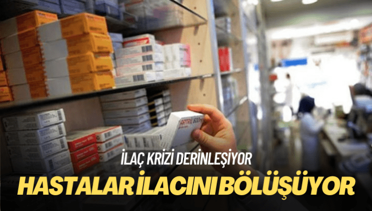 Hastalar ilacını bölüşüyor