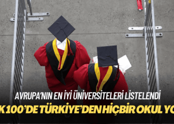 Avrupa’nın en iyi üniversiteleri listelendi: İlk 100’de Türkiye’den hiçbir okul yok