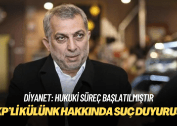 Diyanet’ten AKP’li Metin Külünk hakkında suç duyurusu