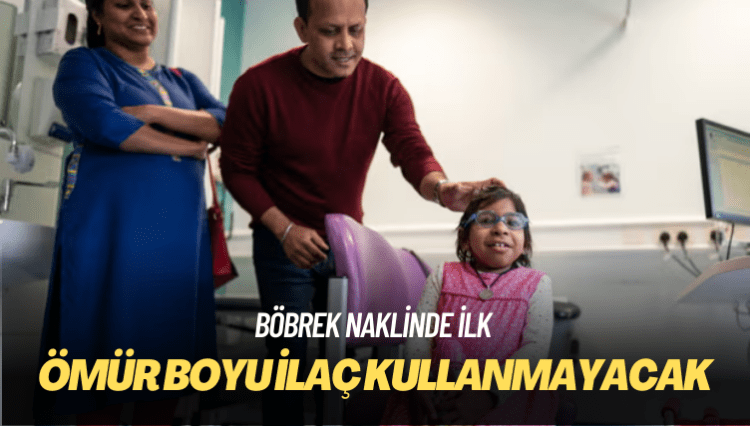 Böbrek nakli oldu ama ilaç almak zorunda değil