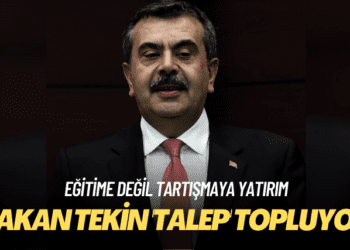 Eğitime değil tartışmaya yatırım: Bakan Tekin ‘talep’ topluyor
