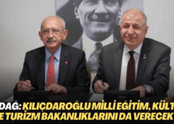 Ümit Özdağ’dan yeni iddia: Kılıçdaroğlu Milli Eğitim ile Kültür ve Turizm bakanlıklarını da verecekti