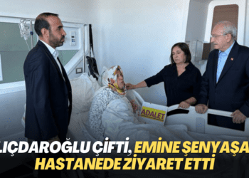 Kılıçdaroğlu çifti, Emine Şenyaşar’ı hastanede ziyaret etti