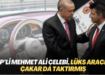 AKP’li Mehmet Ali Çelebi, lüks aracına çakar da taktırmış