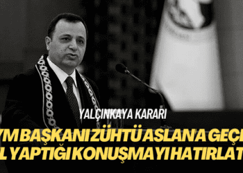 Yalçınkaya kararı: AYM Başkanı Zühtü Aslan’a geçen yıl yaptığı konuşmayı hatırlattı