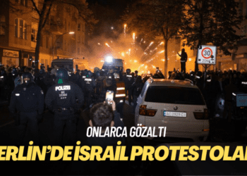 Berlin’deki İsrail protestolarında onlarca gözaltı
