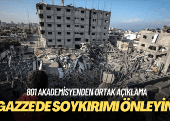 801 akademisyenden ortak açıklama: Gazze’de soykırımı önleyin