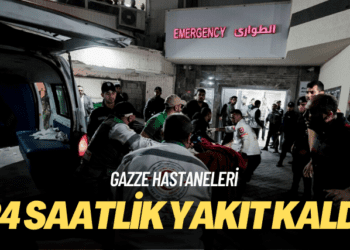 Gazze hastanelerinde 24 saatlik yakıt kaldı