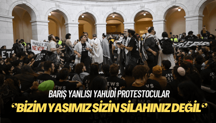 ABD’de Yahudi protestocular kongre üyelerinin odalarını işgal etti