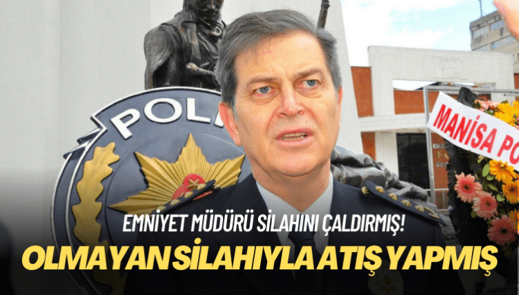 Emniyet müdürü silahını çaldırmış