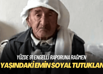 Kalbi pille çalışan 78 yaşındaki Emin Soyal, yüzde 91 engelli raporuna rağmen tutuklandı