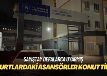 Sayıştay yurtlardaki asansörlerle ilgili defalarca uyarmış