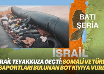 İsrail teyakkuza geçti: Somali ve Türk pasaportları bulunan boş göçmen botu kıyıya vurdu