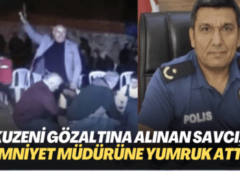 Kuzeninin gözaltına alınmasına sinirlenen savcı, emniyet müdürüne yumruk attı