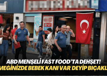 ABD menşeli fast food’ta dehşet! ‘Yemeğinizde bebek kanı var’ deyip çalışanı bıçakladı