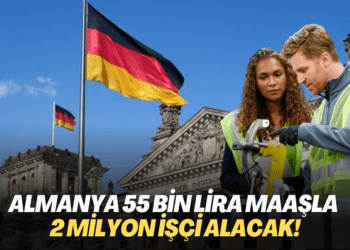 Almanya 55 bin lira maaşla 2 milyon işçi alacak!