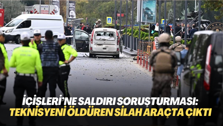 İçişleri’ne saldırı soruşturması: Teknisyeni öldüren silah araçta çıktı