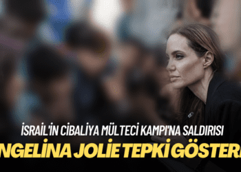 Angelina Jolie, İsrail’in Cibaliya Mülteci Kampı’na saldırısına tepki gösterdi