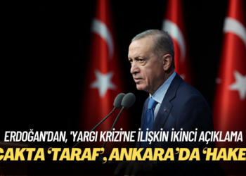 Erdoğan’dan, ‘yargı krizi’ne ilişkin ikinci açıklama: Uçakta ‘taraf’, Ankara’da ‘hakem’ oldu