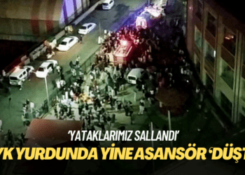 KYK yurdunda yine asansör ‘düştü’