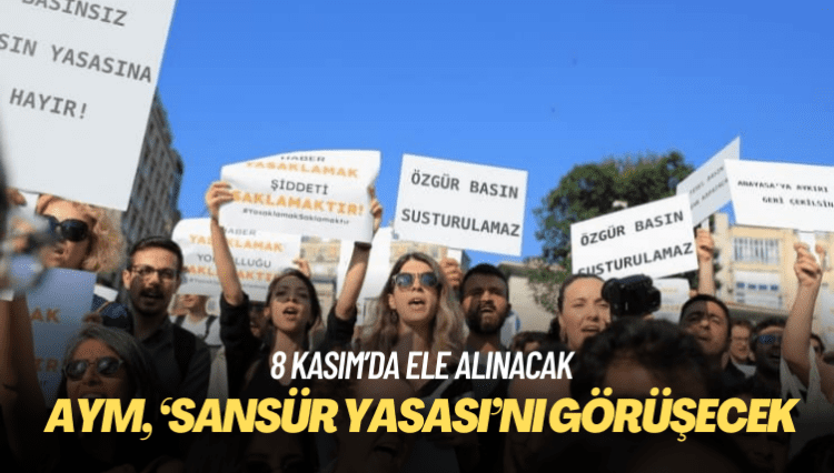 AYM, ‘sansür yasası’nı görüşecek