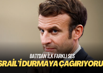 Batı’dan ilk farklı ses: İsrail’i durmaya çağırıyoruz