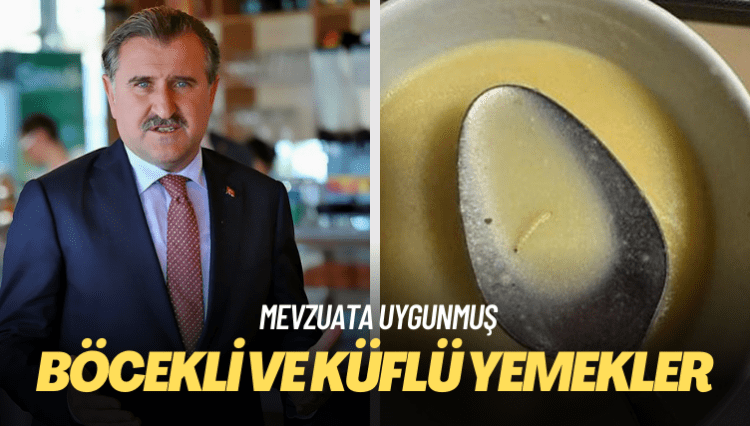 Böcekli ve küflü yemekler hangi mevzuata uygun?