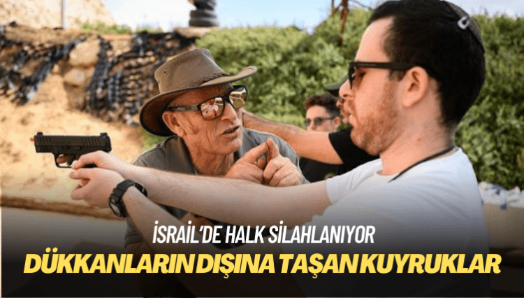 İsrail’de halk silahlanıyor: 120 bin sivil ilk defa silah ruhsatına başvurdu