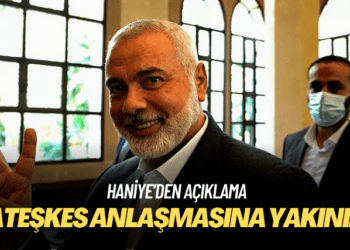 Hamas lideri Haniye: Ateşkes anlaşmasına yakınız