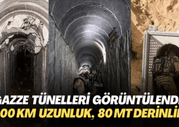 Gazze tünelleri görüntülendi: 100 kilometre uzunluğunda, 80 metre derinliğinde