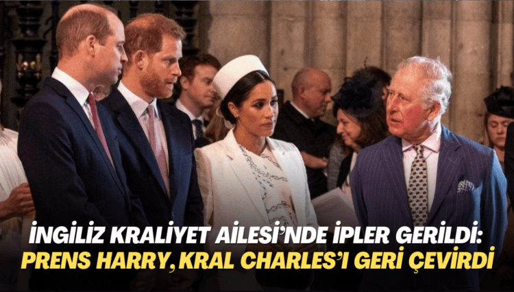 İngiliz Kraliyet Ailesi’nde ipler gerildi: Prens Harry, Kral Charles’ın davetini geri çevirdi