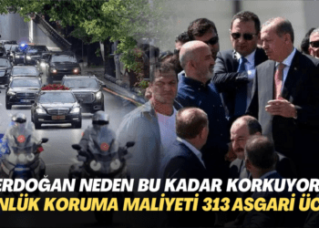 Erdoğan neden bu kadar korkuyor? Bir günlük koruma maliyeti 313 işçinin asgari ücretine denk geliyor