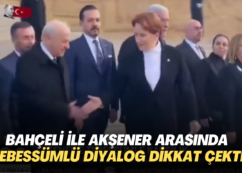 Bahçeli ile Akşener arasında tebessümlü diyalog dikkat çekti