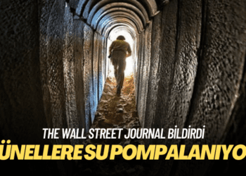 WSJ: İsrail Gazze’deki tünellere su pompalamaya başladı