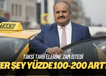 Eyüp Aksu, taksi tarifelerine ‘en az yüzde 100 zam’ istedi