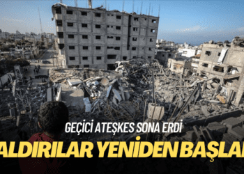 İsrail Gazze’ye yönelik saldırılarına yeniden başladı