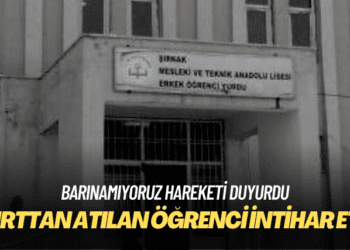 İddia: Şırnak’ta yurttan atılan lise öğrencisi intihar etti