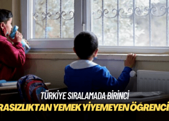 Türkiye parasızlıktan yemek yiyemeyen öğrenci sıralamasında birinci