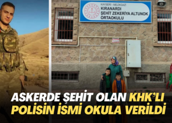 Askerde şehit olan KHK’lı polisin ismi okula verildi