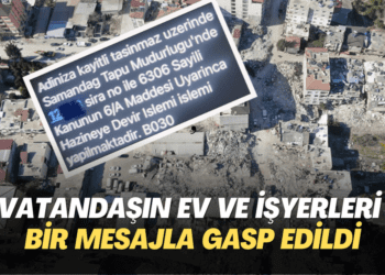 Vatandaşın ev ve işyerleri bir mesajla gasp edildi