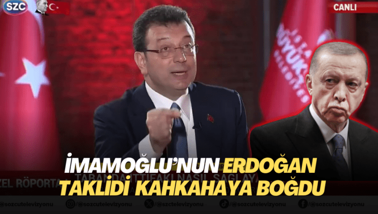 İmamoğlu’nun Erdoğan taklidi kahkahaya boğdu