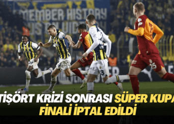 Tişört krizi sonrası Süper Kupa finali iptal edildi