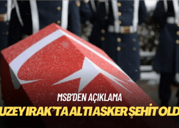 MSB: Altı asker şehit oldu