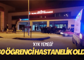 Isparta’da yurt yemeği 130 öğrenciyi hastanelik etti