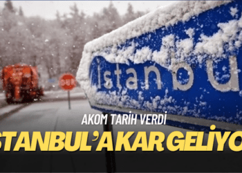 AKOM tarih verdi: İstanbul’a kar geliyor