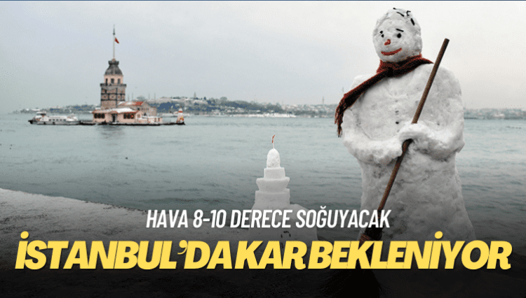 İstanbul’da kar bekleniyor