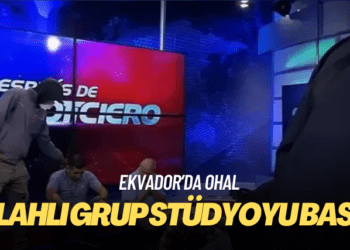 Ekvador’da OHAL: Silahlı grup stüdyoyu bastı