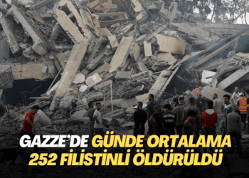 Gazze’de günde ortalama 252 Filistinli öldürüldü